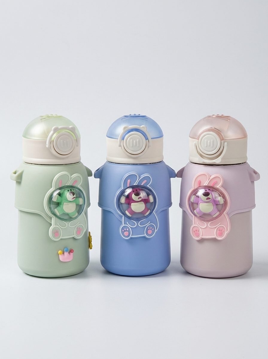 H2deek Kids Bear Straw Tumbler — SS316 · Kids Line kids drinkware for private label