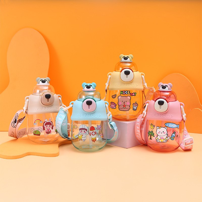 H2deek Cartoon Bear Kids Bottle — Tritan · Kids Line kids drinkware for private label