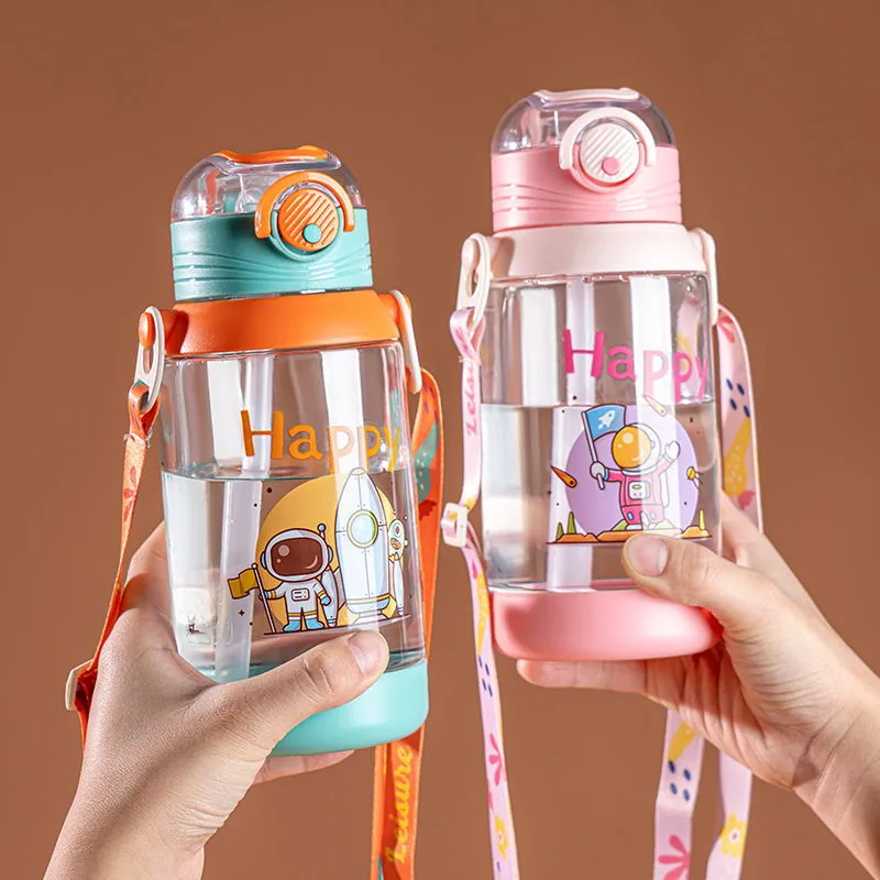 H2deek Cartoon Kids Straw Bottle — Tritan · Kids Line kids drinkware for private label