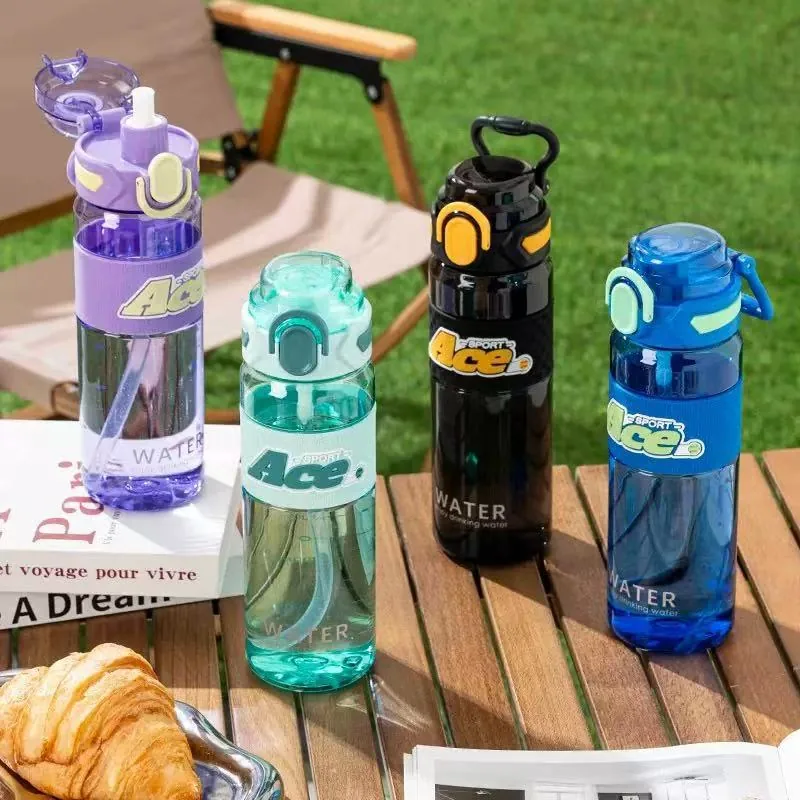 H2deek Outdoor Sport Straw Bottle — Tritan · 800ml, factory catalog photo