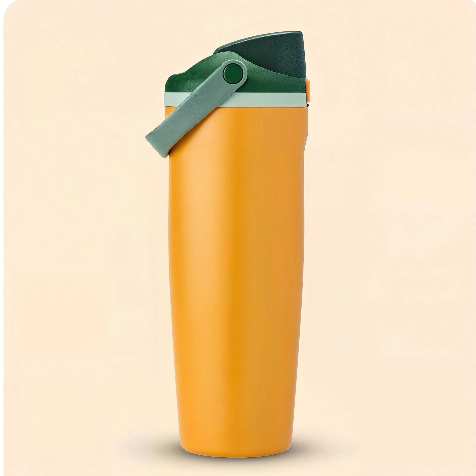 modern 30oz large capacity stainless steel 304 vacuum thermos cup straw outdoor satchel rubber travel drinkware cartoon design