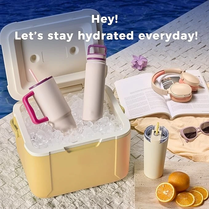 multi style stainless tumblers set handle portable bottle slim with straws lids versatile