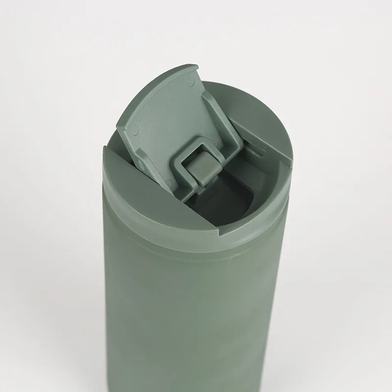 wholesale 400ml double wall stainless steel insulated coffee cup with lid sport style spill proof mug tumbler for adults friends