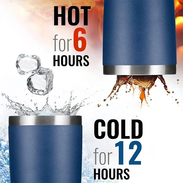 20oz 30oz double wall vacuum insulated travel coffee mug tumbler stainless steel tumbler thermos cup mug