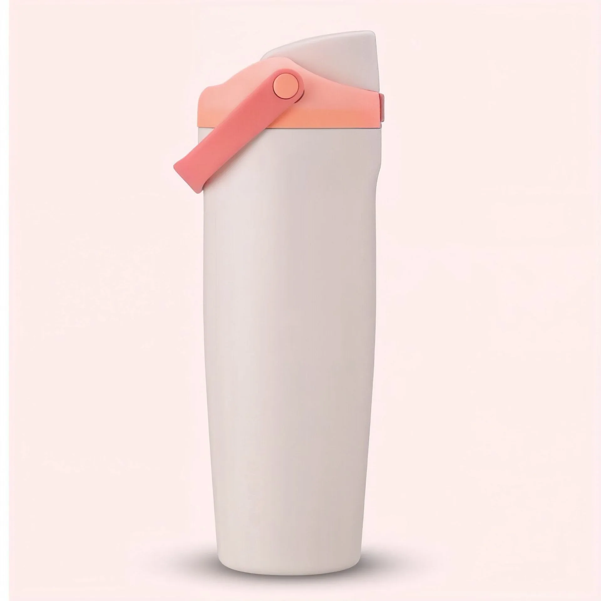 modern 30oz large capacity stainless steel 304 vacuum thermos cup straw outdoor satchel rubber travel drinkware cartoon design